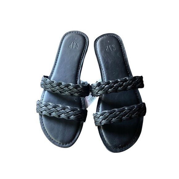 NWT!‎ Gap black braided sandals. Size 7 - Picture 5 of 8